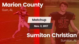Matchup: Marion County vs. Sumiton Christian  2017