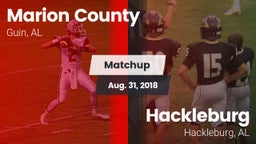 Matchup: Marion County vs. Hackleburg  2018