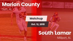 Matchup: Marion County vs. South Lamar  2018