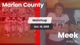 Matchup: Marion County vs. Meek  2018