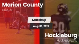 Matchup: Marion County vs. Hackleburg  2019