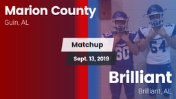 Matchup: Marion County vs. Brilliant  2019