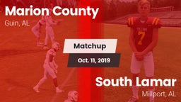 Matchup: Marion County vs. South Lamar  2019