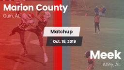 Matchup: Marion County vs. Meek  2019