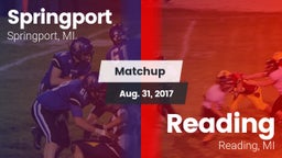 Matchup: Springport vs. Reading  2017