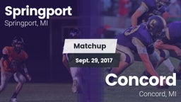 Matchup: Springport vs. Concord  2017
