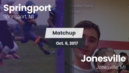 Matchup: Springport vs. Jonesville  2017