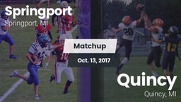 Matchup: Springport vs. Quincy  2017