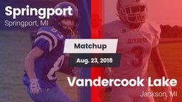 Matchup: Springport vs. Vandercook Lake  2018