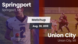Matchup: Springport vs. Union City  2018