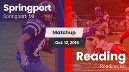 Matchup: Springport vs. Reading  2018