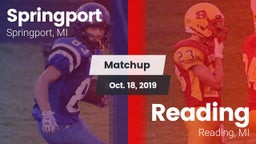 Matchup: Springport vs. Reading  2019