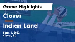 Clover  vs Indian Land  Game Highlights - Sept. 1, 2022
