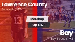 Matchup: Lawrence County vs. Bay  2017