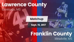 Matchup: Lawrence County vs. Franklin County  2017
