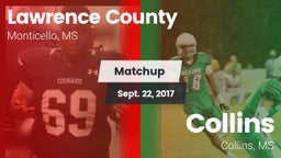 Matchup: Lawrence County vs. Collins  2017
