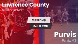 Matchup: Lawrence County vs. Purvis  2018