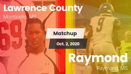 Matchup: Lawrence County vs. Raymond  2020
