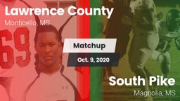 Matchup: Lawrence County vs. South Pike  2020