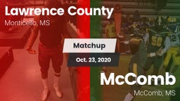 Matchup: Lawrence County vs. McComb  2020