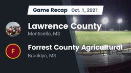 Recap: Lawrence County  vs. Forrest County Agricultural  2021