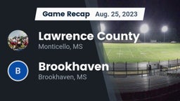 Recap: Lawrence County  vs. Brookhaven  2023