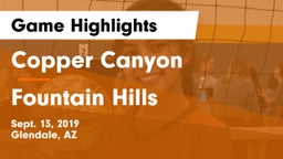 Copper Canyon  vs Fountain Hills Game Highlights - Sept. 13, 2019