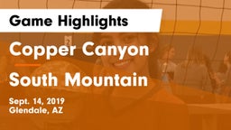 Copper Canyon  vs South Mountain  Game Highlights - Sept. 14, 2019