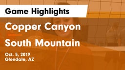 Copper Canyon  vs South Mountain  Game Highlights - Oct. 5, 2019
