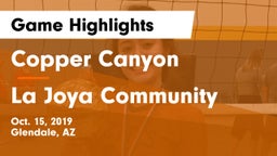 Copper Canyon  vs La Joya Community Game Highlights - Oct. 15, 2019