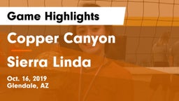 Copper Canyon  vs Sierra Linda Game Highlights - Oct. 16, 2019