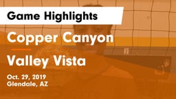 Copper Canyon  vs Valley Vista  Game Highlights - Oct. 29, 2019