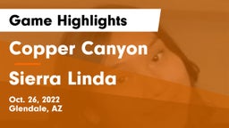 Copper Canyon  vs Sierra Linda  Game Highlights - Oct. 26, 2022