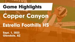 Copper Canyon  vs Estrella Foothills HS Game Highlights - Sept. 1, 2023