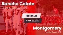 Matchup: Rancho Cotate vs. Montgomery  2017