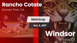 Matchup: Rancho Cotate vs. Windsor  2017