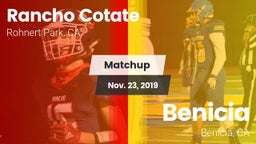 Matchup: Rancho Cotate vs. Benicia  2019