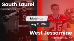 Matchup: South Laurel vs. West Jessamine  2018