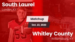 Matchup: South Laurel vs. Whitley County  2020