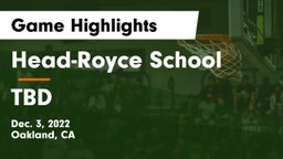 Head-Royce School vs TBD Game Highlights - Dec. 3, 2022