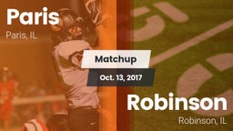 Matchup: Paris vs. Robinson  2017
