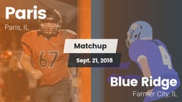 Matchup: Paris vs. Blue Ridge  2018