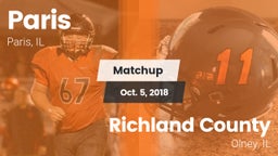 Matchup: Paris vs. Richland County  2018