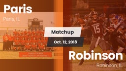 Matchup: Paris vs. Robinson  2018