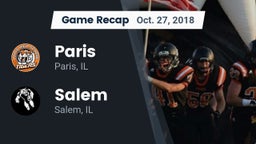 Recap: Paris  vs. Salem  2018