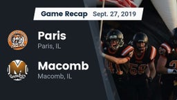 Recap: Paris  vs. Macomb  2019