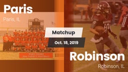 Matchup: Paris vs. Robinson  2019