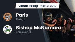 Recap: Paris  vs. Bishop McNamara  2019