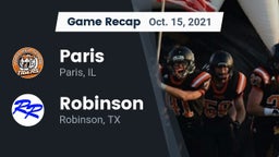 Recap: Paris  vs. Robinson  2021