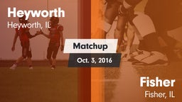 Matchup: Heyworth vs. Fisher  2016